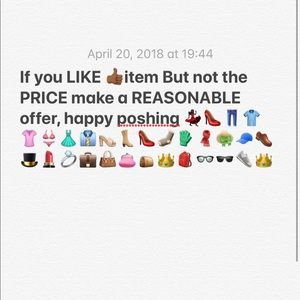 Accepting reasonable offers ♥️